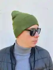 Серый шапка мужская, зимняя, демисезон, двуслойная с отворотом