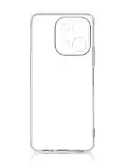 Прозрачный чехол для Vivo Y28 4G силиконовый ROSCO матовый/ прозрачный тонкий с защитой камер