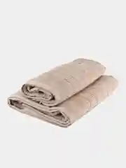 Песочный хаки набор полотенец в подарочной упаковке 2в1 (банное +,полубанное ,Ткань- махра (хлопок 100%)