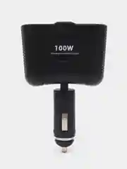 Разветвитель прикуривателя авто на 2 гнезда с usb, авто разветвитель