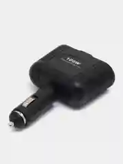 Разветвитель прикуривателя авто на 2 гнезда с usb, авто разветвитель