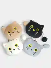 Кошелек - брелок Кот / Плюшевая мягкая игрушка Котик