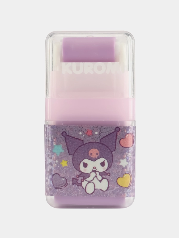 Милый ластик Куроми Kuromi для школы и рисования, Стерка с роликом