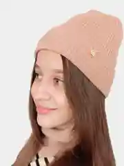 Коралловый меланж шапка и снуд