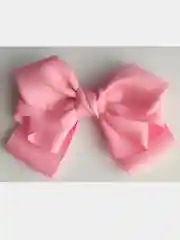 Розовый бант на заколке для девочки, 1 шт