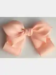 Коралловый меланж бант на заколке для девочки, 1 шт