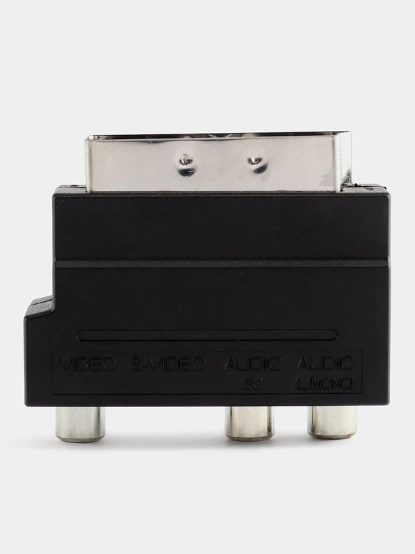 Переходник со штекера Scart на гнездо 3RCA