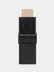 Переходник для кабеля HDMI с поворотом 180 градусов черный