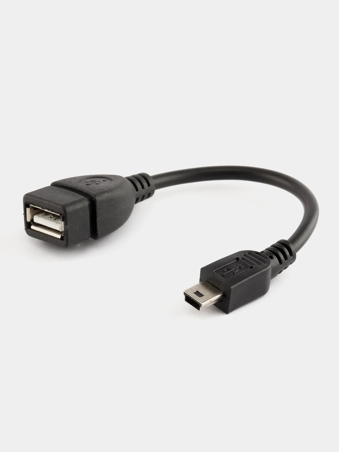 Переходник USB OTG mini USB, для передачи данных, 8 см
