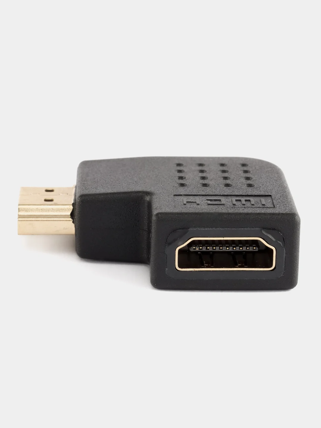 Переходник HDMI-HDMI, угловая конструкция 90 градусов, направо