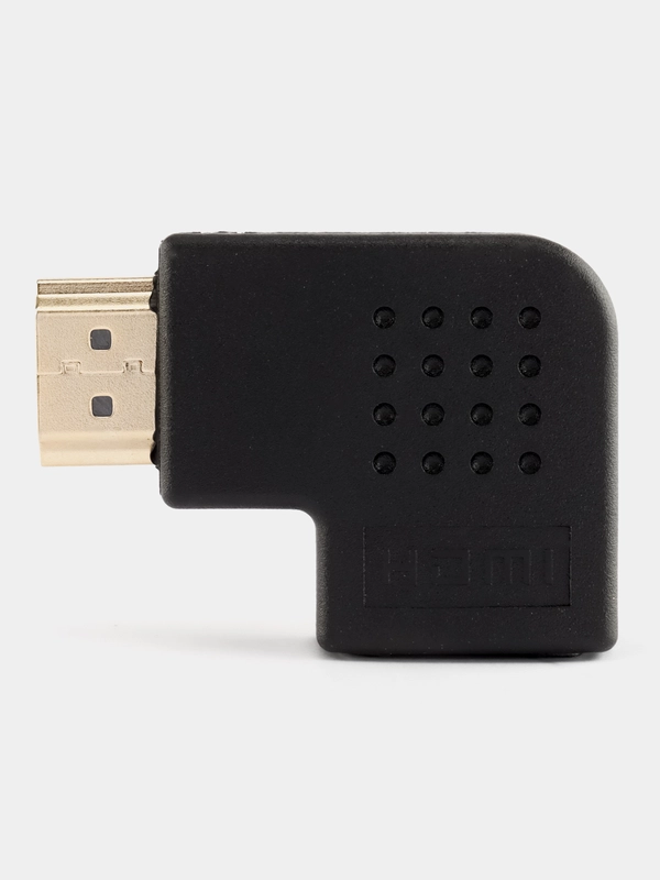 Переходник HDMI-HDMI, угловая конструкция 90 градусов, направо