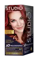 Стойкая краска для волос STUDIO PROFESSIONAL 3D Holography, 6.5 рубиново-красный, 115 мл