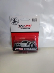 Машинка CARLINE 1:64 GT9347, металл, инерционная, в блистере