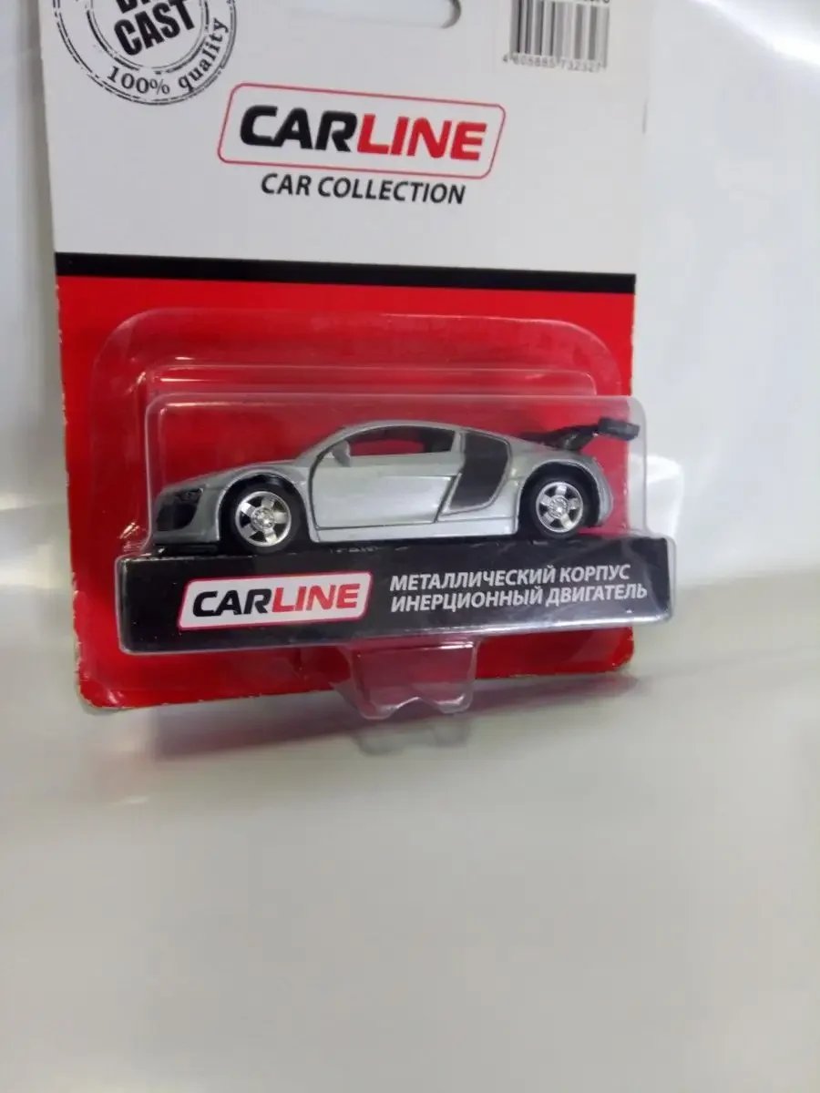 Машинка CARLINE 1:64 GT9347, металл, инерционная, в блистере