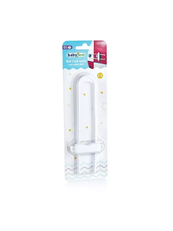 Безопасность для дверей шкафа BabyJem Cab Lock White 053