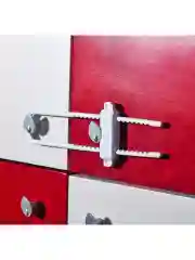 Безопасность для дверей шкафа BabyJem Cab Lock White 053