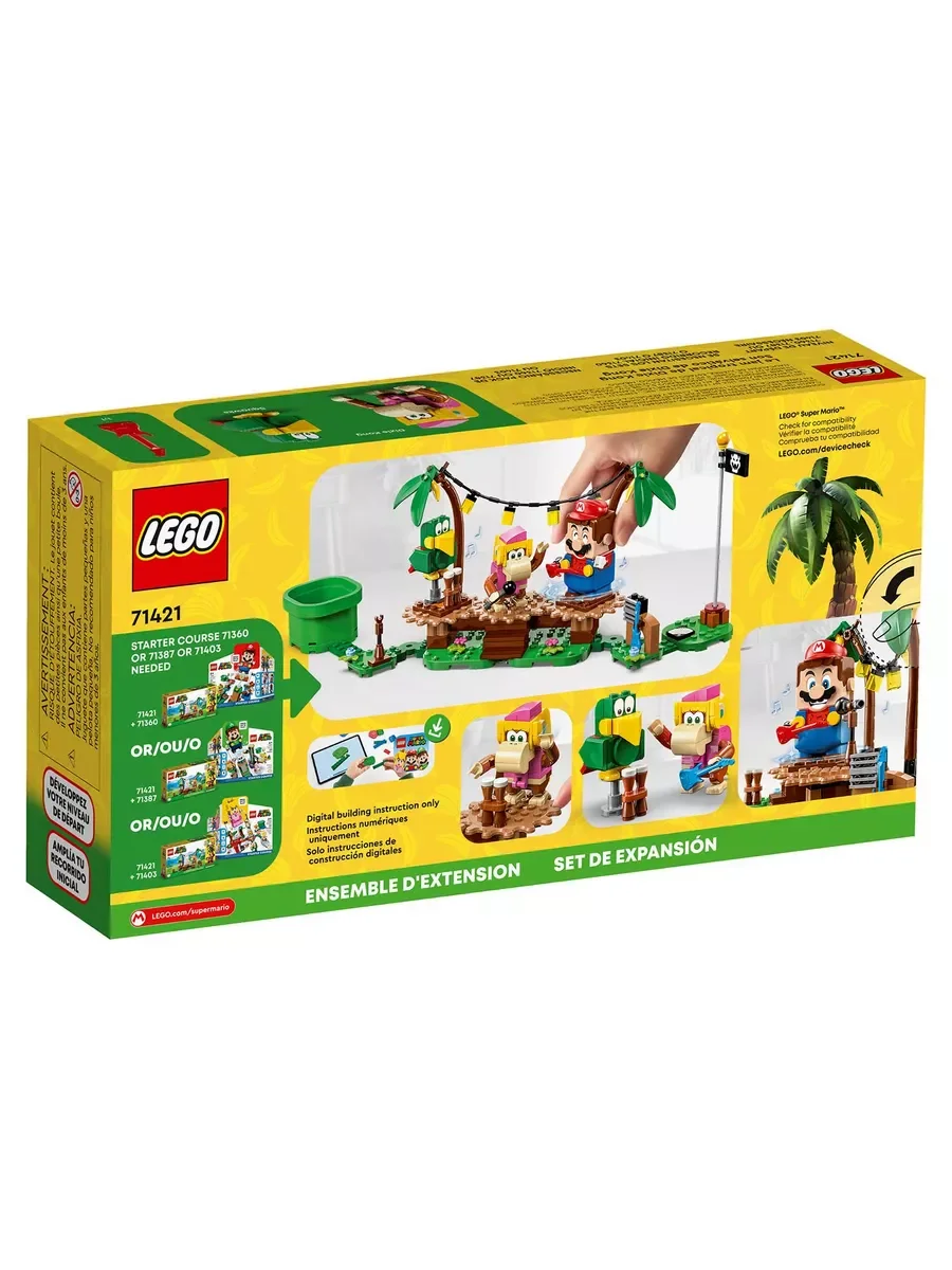 Конструктор Super Mario Дикси Конг в джунглях 71421