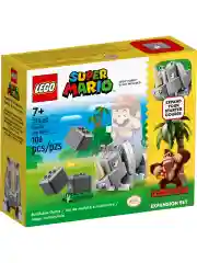 Конструктор Super Mario Носорог Рэмби 71420