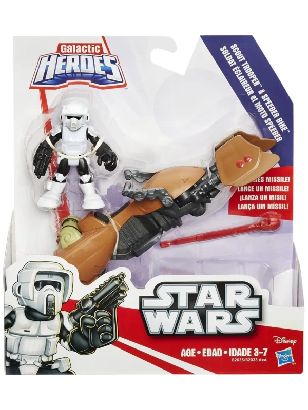 Playskool Игровой набор Scout Trooper & Speeder Bike