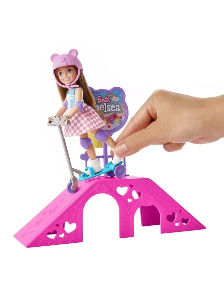 Игровой набор для скейт-парка Barbie Chelsea HJY35