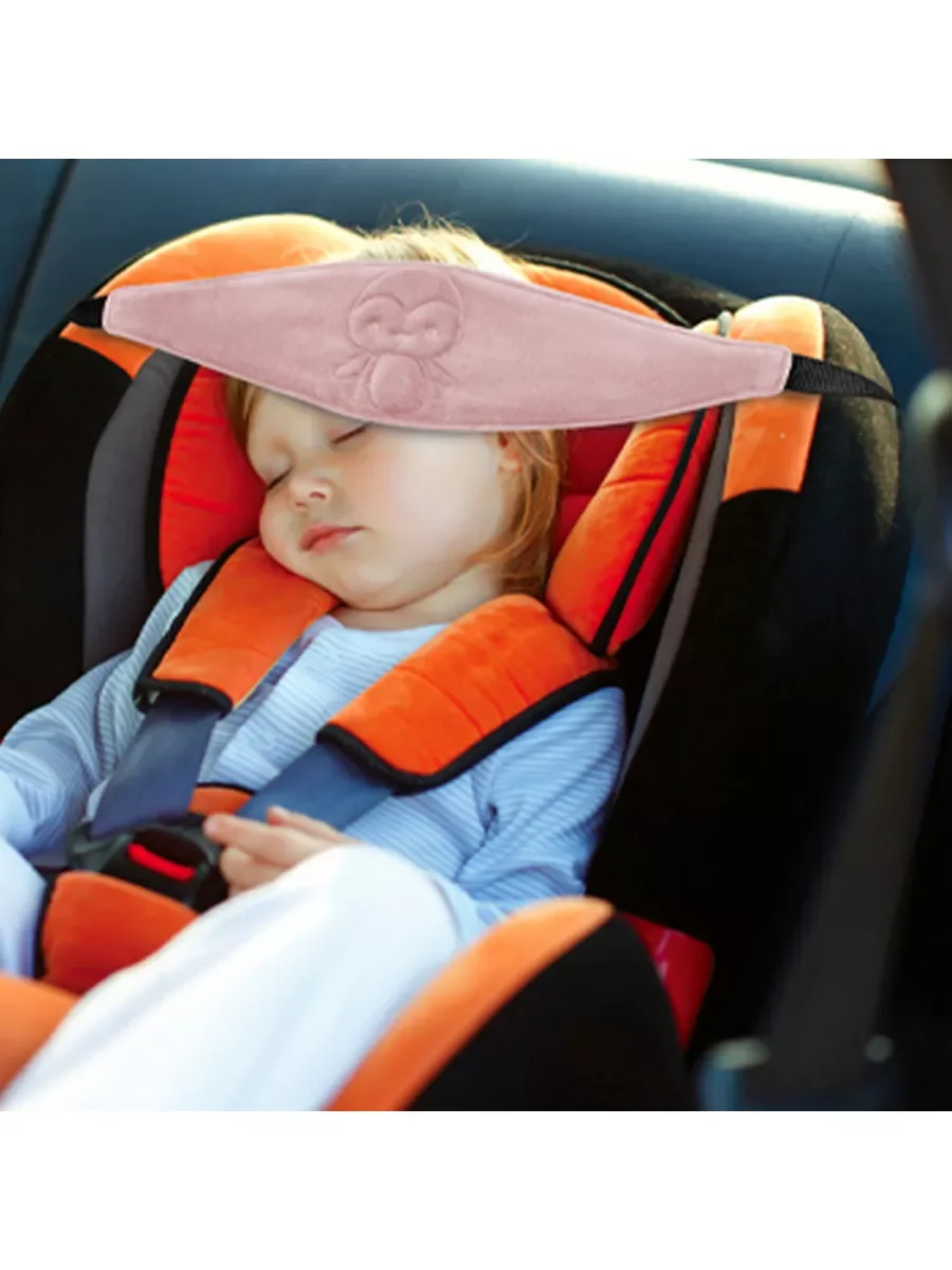 Опора для поддержки головы в автокресле Pink