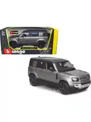 Машина 2022 Land Rover Defender 110 1/24 серебро 18-21101