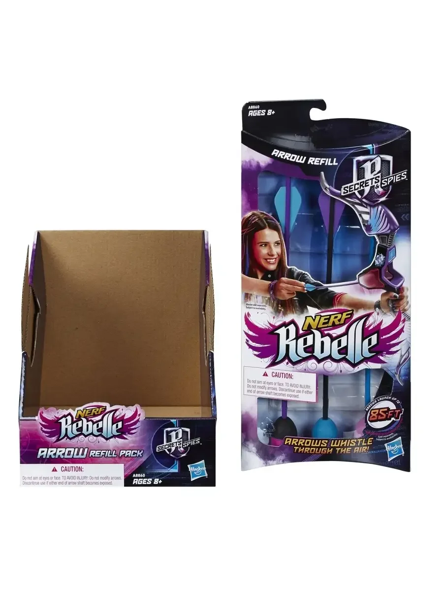 Стрелы для лука Nerf Rebelle Секреты и шпионы 3 штуки (A8860)