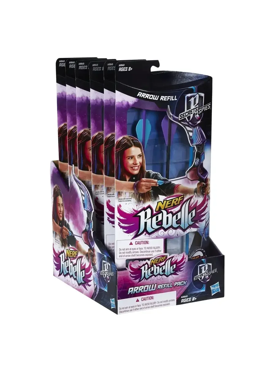Стрелы для лука Nerf Rebelle Секреты и шпионы 3 штуки (A8860)