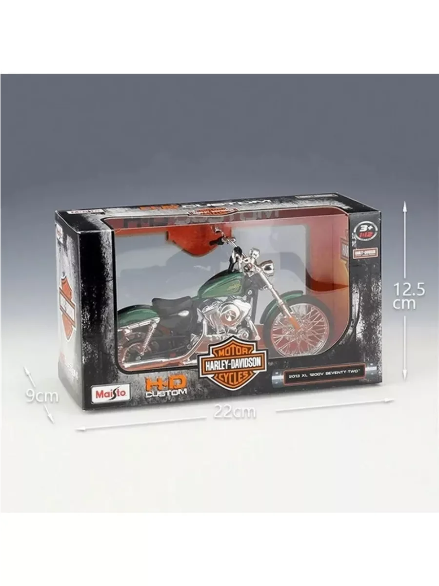 Мотоцикл Maisto - 2013 XL1200V Seventy-two 1:12