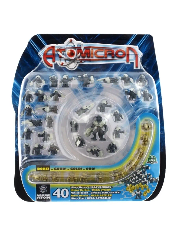 Набор фигурок Atomicron "Carbonium Atom", 40 шт