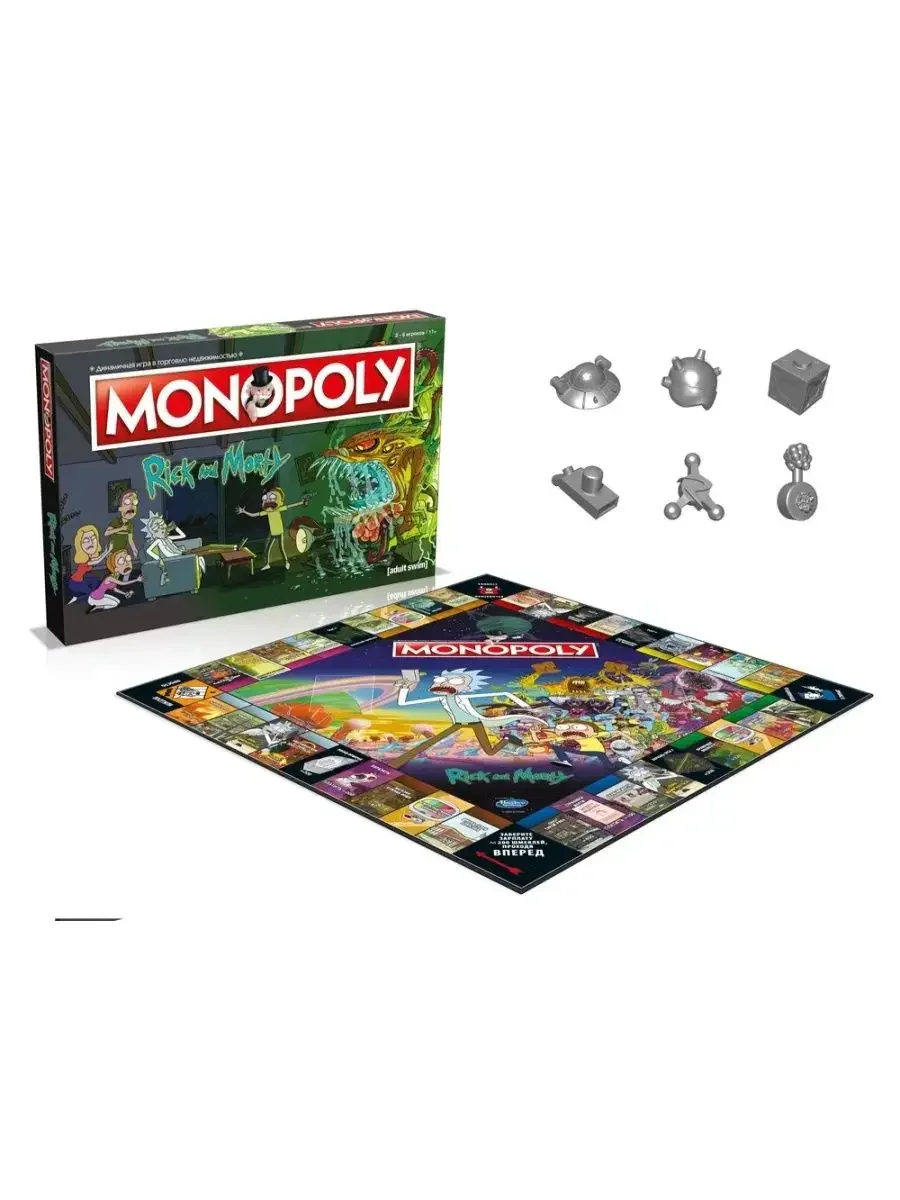 Настольная игра Winning Moves Monopoly Rick and Morty