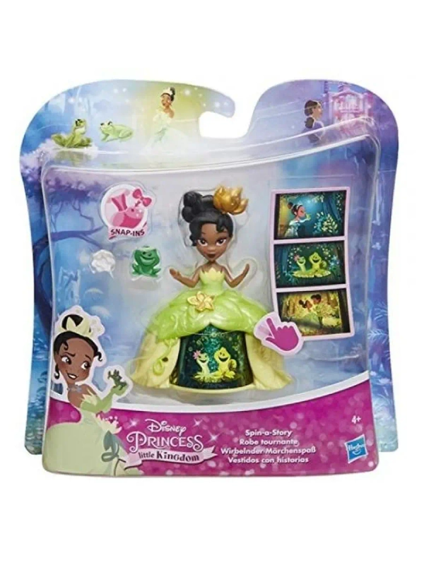 Кукла DISNEY PRINCESS Тиана в платье с волшебной юбкой, B8962/B8963