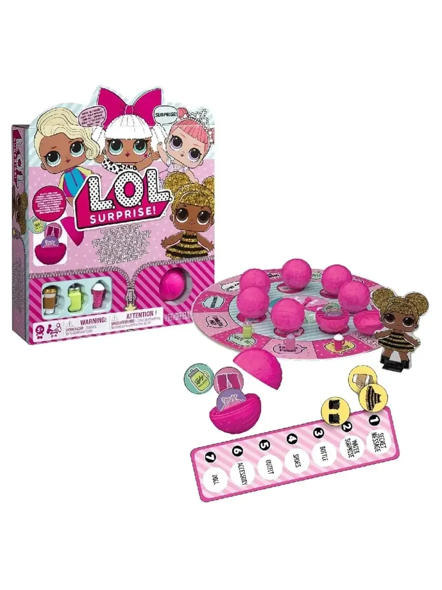 Игра настольная Spin Master L.O.L. Задания-сюрпризы 6042059