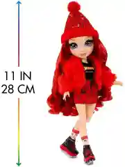 Кукла Rainbow High Руби Андерсон - Ruby Anderson Красная Зимняя мода Winter Break Fashion
