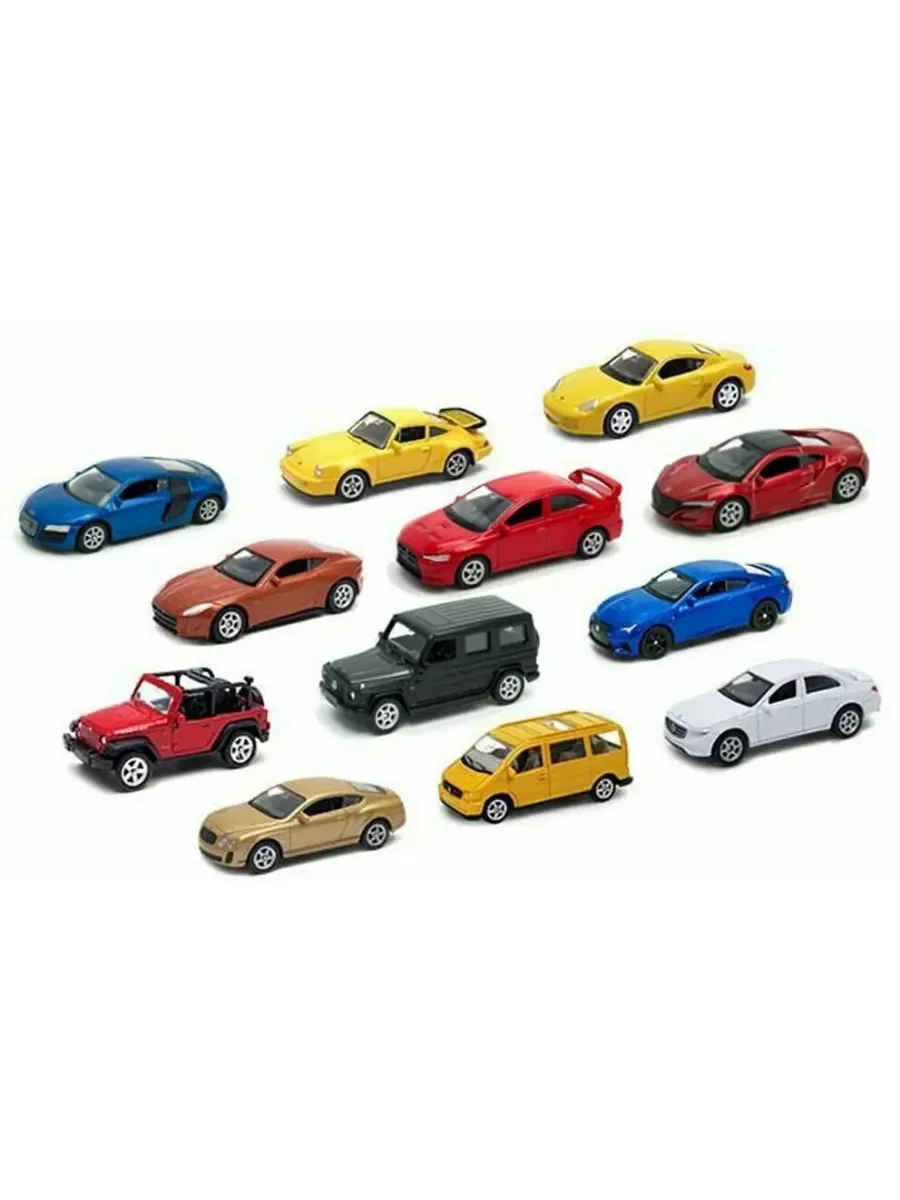 Легковой автомобиль Welly 1:60 яйцо-сюрприз 52021E