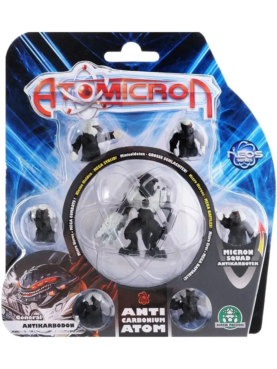 Atomicron Набор фигурок Anticarbonium Atom General Antikarbodon