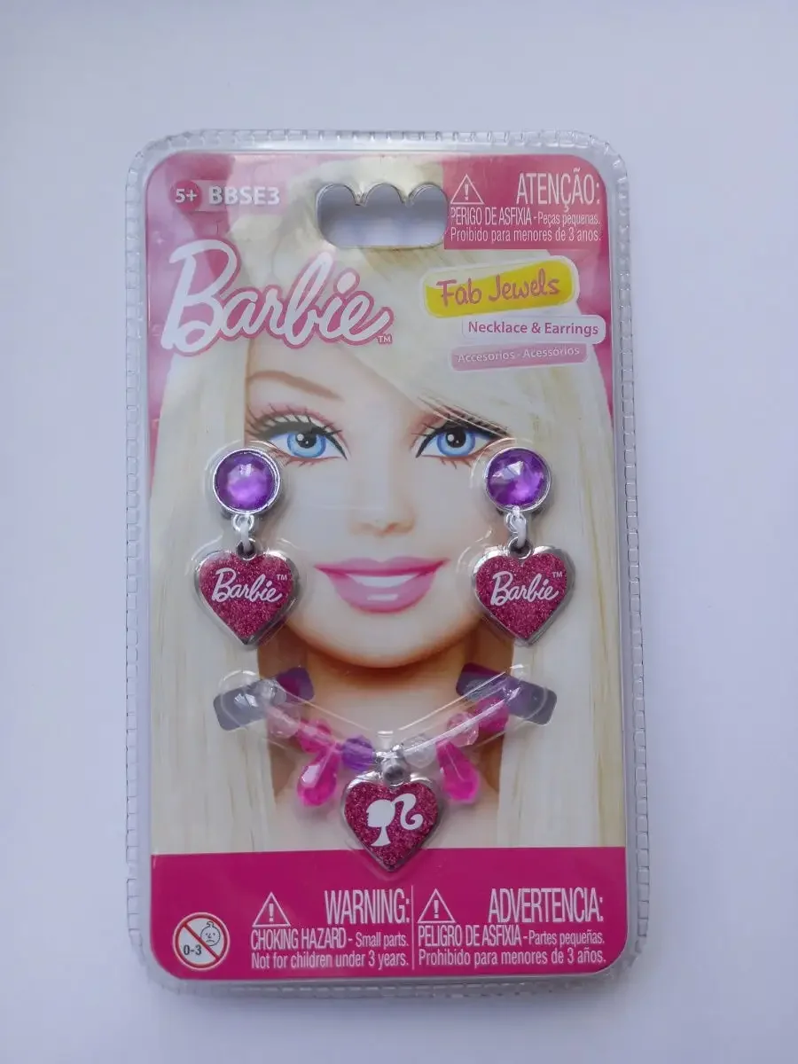Набор BBSE3 украшений серьги и подвеска в блистере Barbie