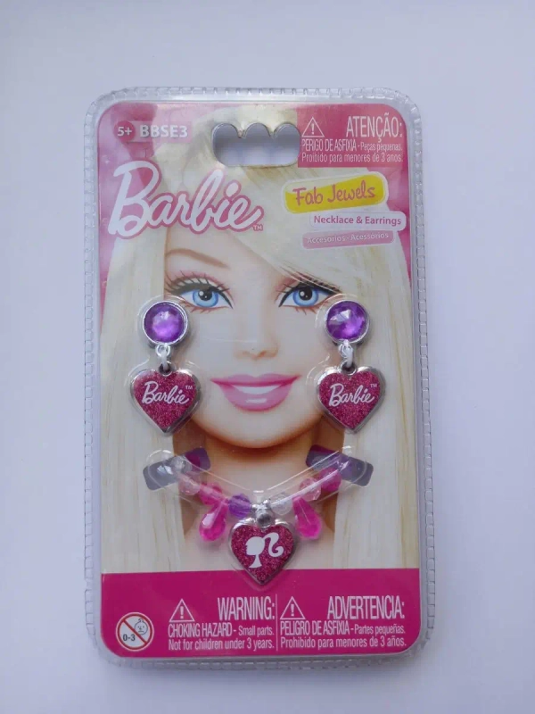 Набор BBSE3 украшений серьги и подвеска в блистере Barbie