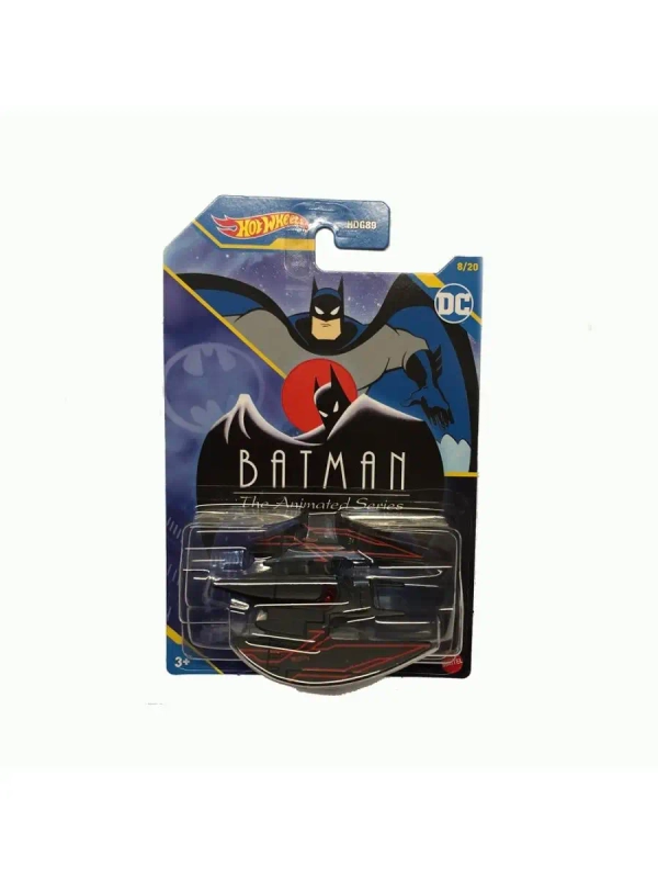 Автомобиль Mattel Hot Wheels DC Batplane с подставкой HLK62