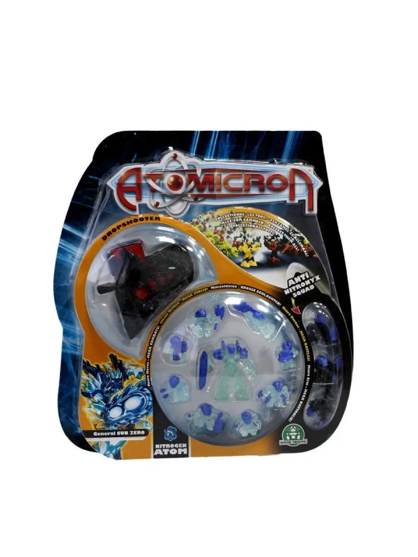 Atomicron Набор фигурок Nitrogen Atom General Sub Zero танк черный 12 шт