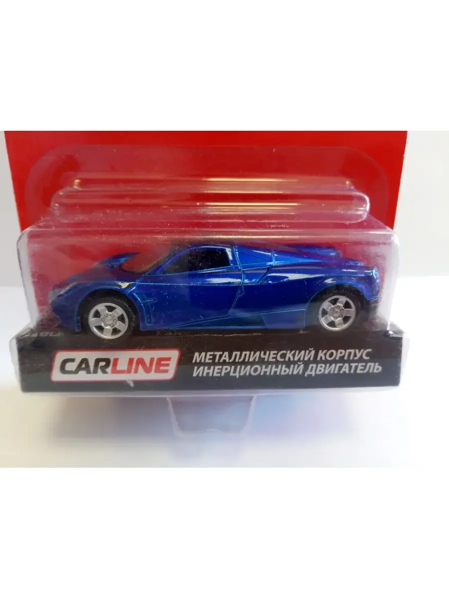 Машинка CARLINE, 1:64, GT9349, металл, инерционная, в блистере