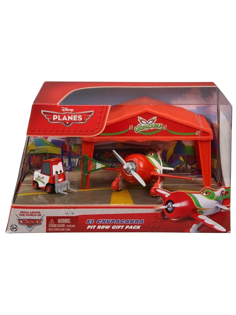Disney Planes Игровой набор Самолет в ангаре El Chupacabra в коробке