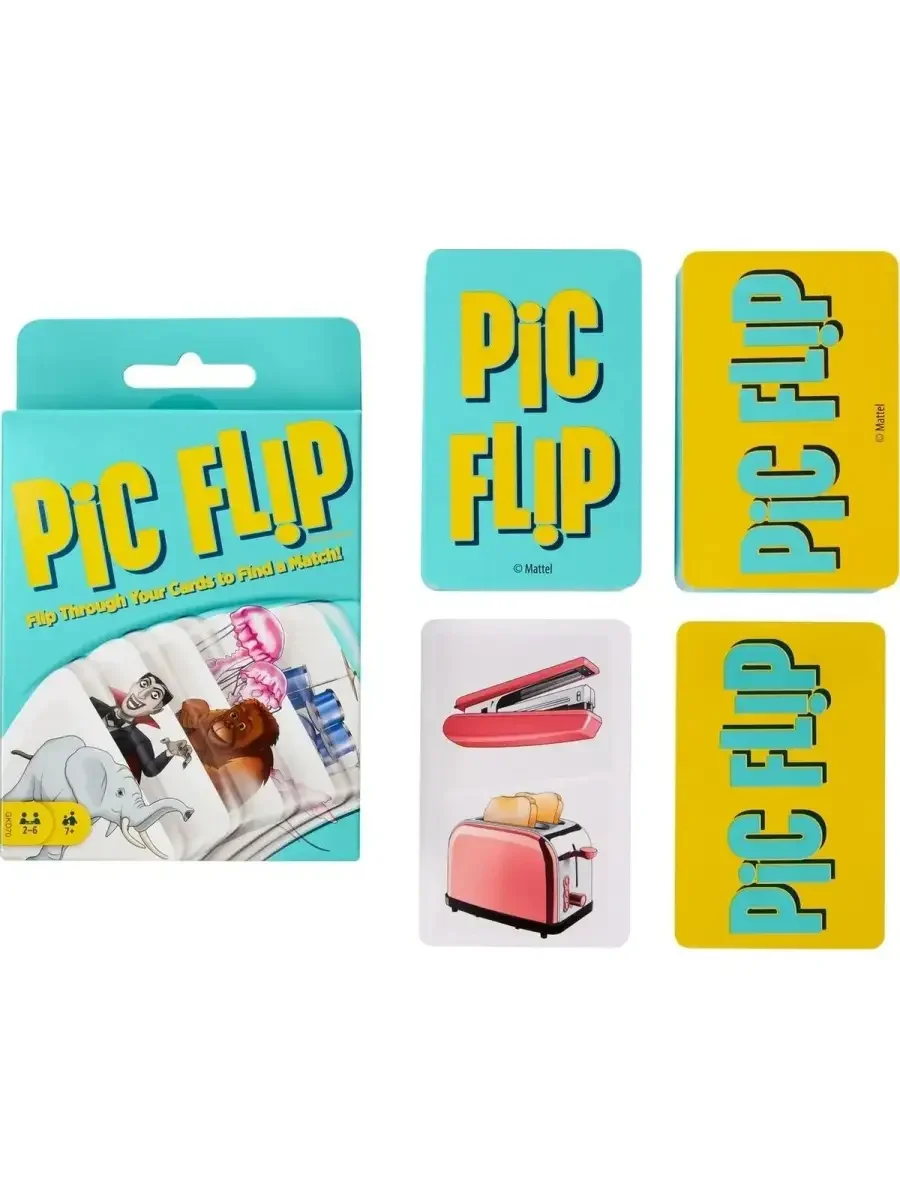Настольная игра Mattel Games Pic Flip, GKD70