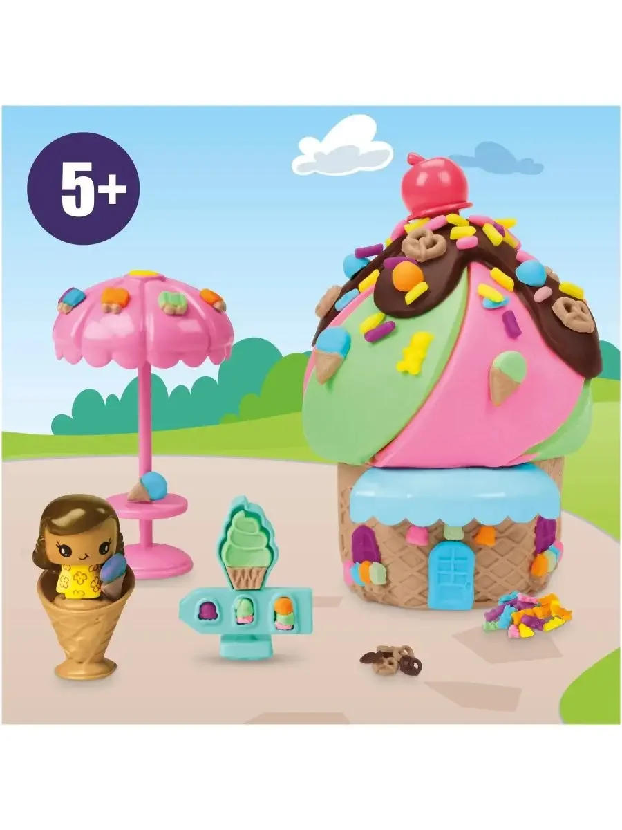 Игровой набор Play-Doh Кафе-мороженое E90405L0