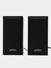 Perfeo колонки "CABINET" 2.0, мощность 2х3 Вт (RMS), чёрн дерево, USB