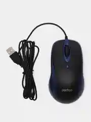 Синий perfeo мышь оптическая "ORION", 3 кн, DPI 1000, USB, чёрно-красный/чёрно-серый/чёрно-синий