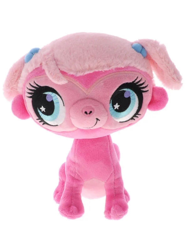 Littlest Pet Shop Мягкая игрушка Зверушка Минка цвет фуксия 20 см