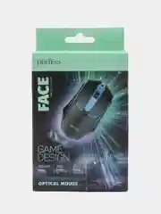 Perfeo мышь оптическая "FACE", 3 кн, USB, чёрн, GAME DESIGN, 7 цв. подсветка, 1000 DPI