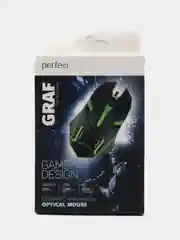 Perfeo мышь оптическая "GRAF", 3 кн, USB, чёрн, GAME DESIGN, 7 цв. подсветка, 1000 DPI