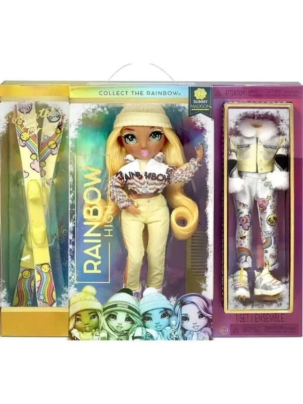 Кукла Winter Break Fashion Doll-Sunny Madison (лыжи, одежда, обувь, аксессуары)